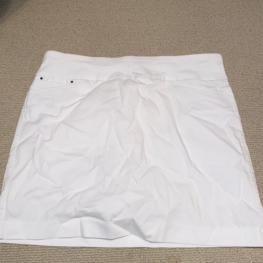 White Skort with pockets